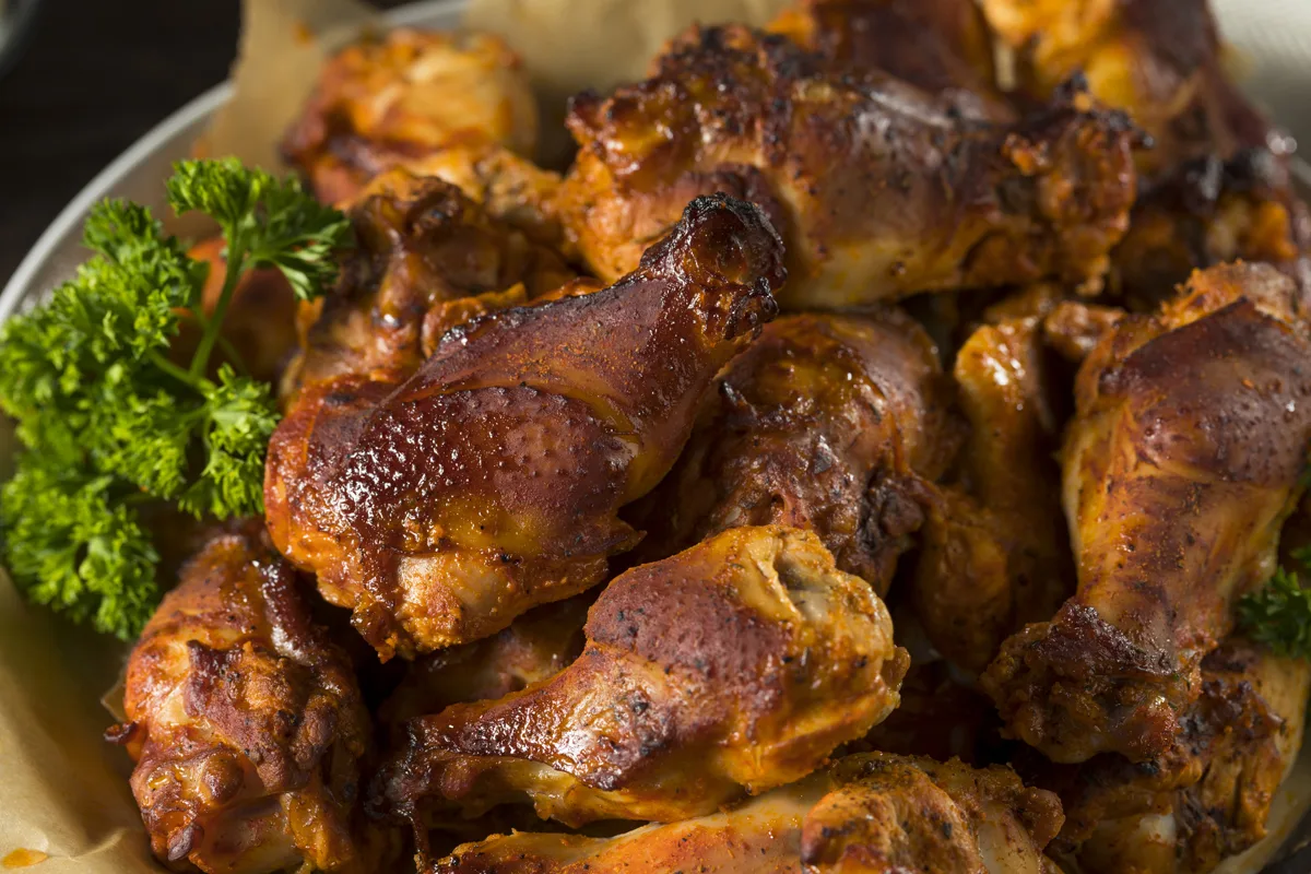 Spicy smoked chicken wings