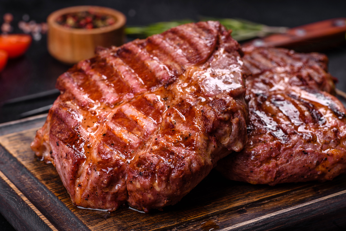 Medium Well Steak In French