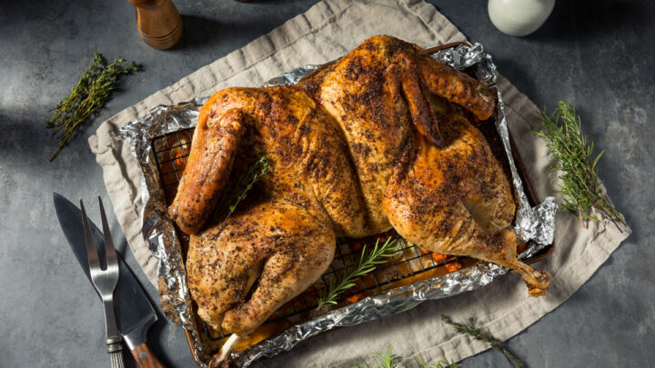 Homemade Spatchcocked Turkey