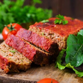 Homemade ground meatloaf