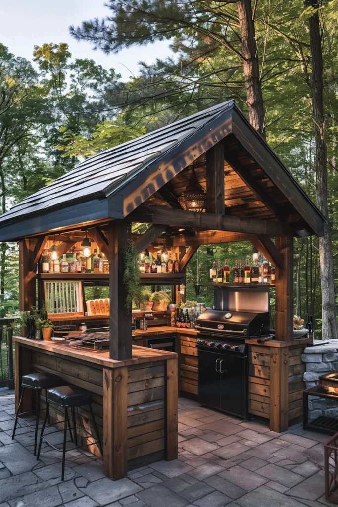 47+ BBQ Shack, Shed, and Pergola Ideas for All-Year Grilling