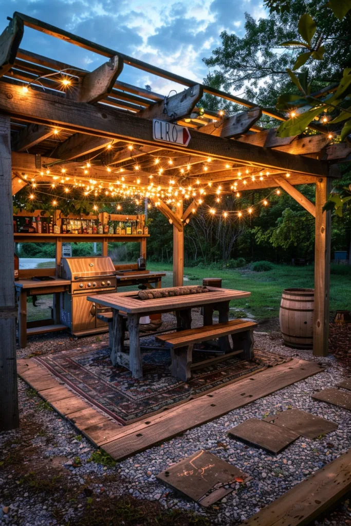 47+ BBQ Shack, Shed, and Pergola Ideas for All-Year Grilling