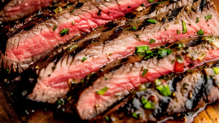 Grilled Flank Steak with Chimichurri