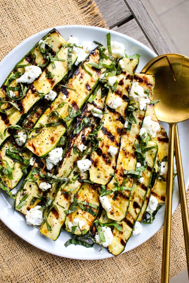 Grilled Zucchini With Goat Cheese Basil Honey Walder Wellness 5.jpg