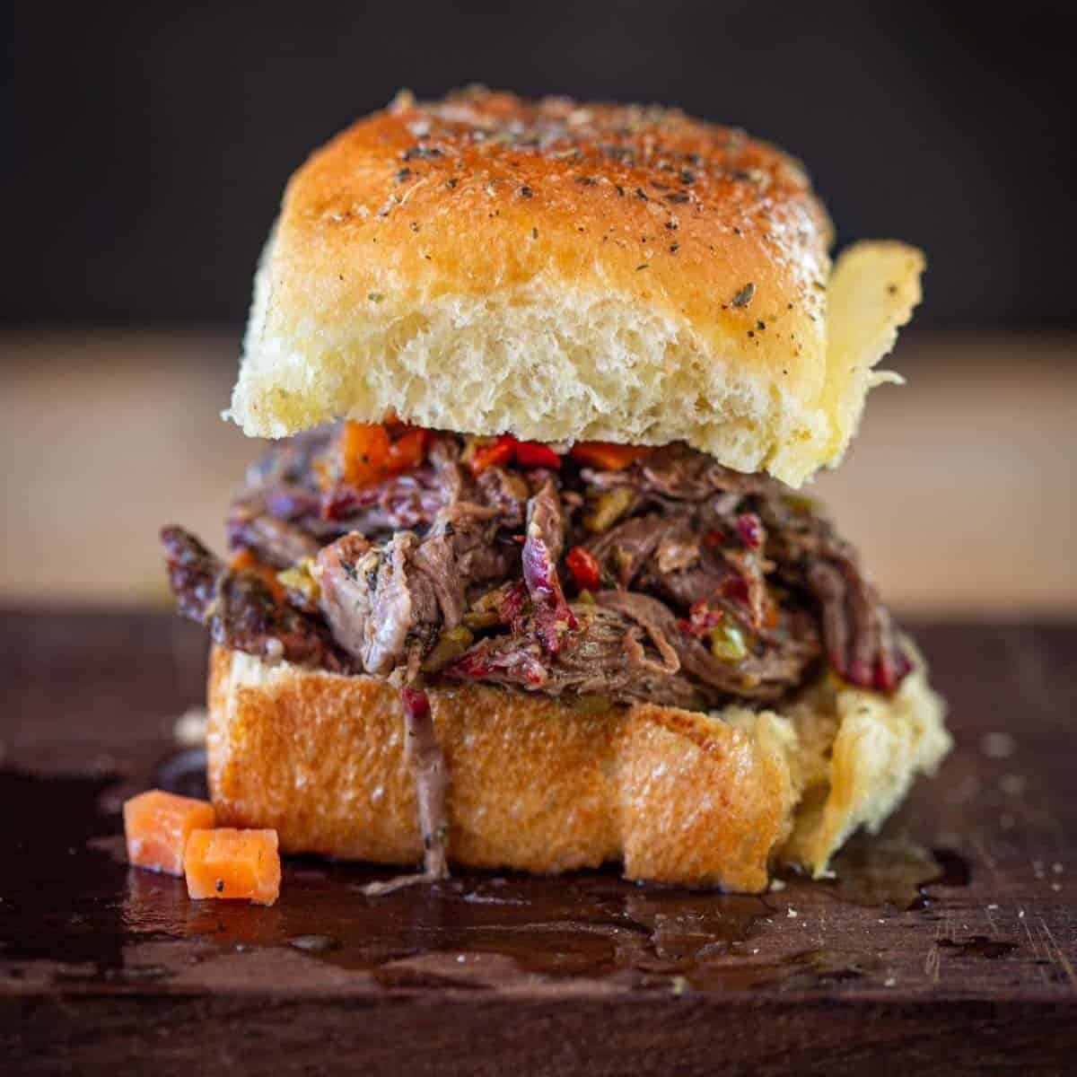 Smoked Pulled Beef Sliders Italian Style Sq 1.jpg